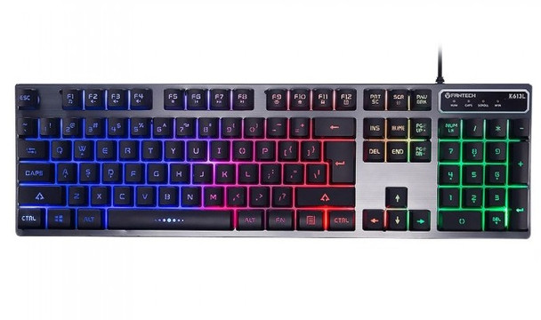 Fantech K613L FIGHTER II RGB Feel Mechanical Gaming Keyboard, Black | K613L FIGHTER II