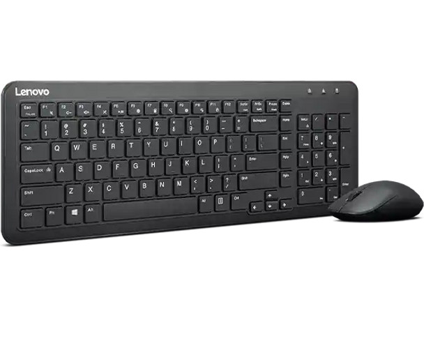 Lenovo 300 Wireless Combo Keyboard and Mouse - US English | GX31C95738