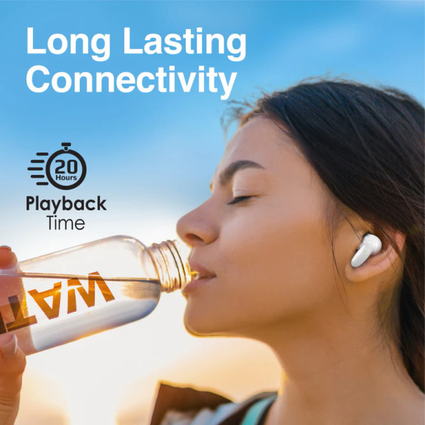 Promate Acoustic In-Ear TWS Earphone, White | Lush.White