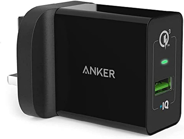 Anker Powerport With Quick Charge 3.0 Wall Charger For Mobile Phones, Black | A2013K11