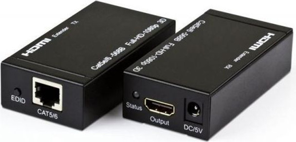 HDMI Extender Over UTP Cable 60m Sing Cat5e/6 FullHD 1080p 3D