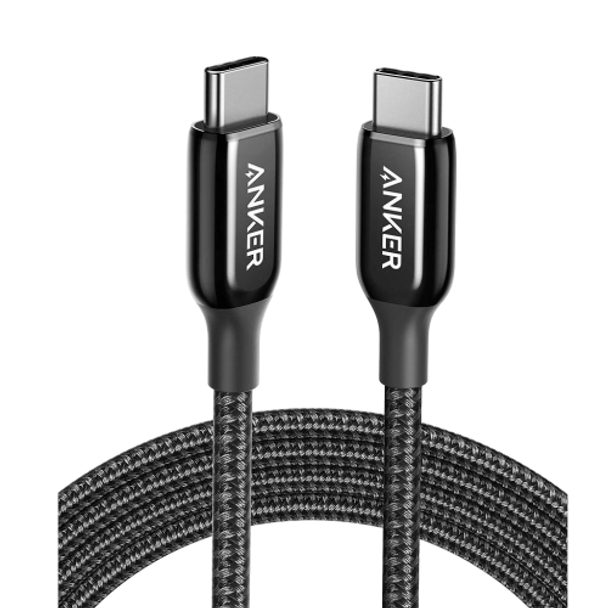 Anker PowerLine + III USB-C to USB-C 3ft Cable, Black | AN.A8862H11.BK