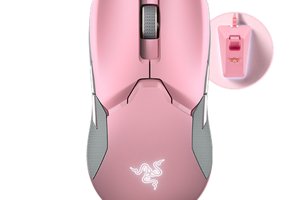 Razer Viper Ultimate Wireless Gaming Mouse with Charging Dock, Quartz ...