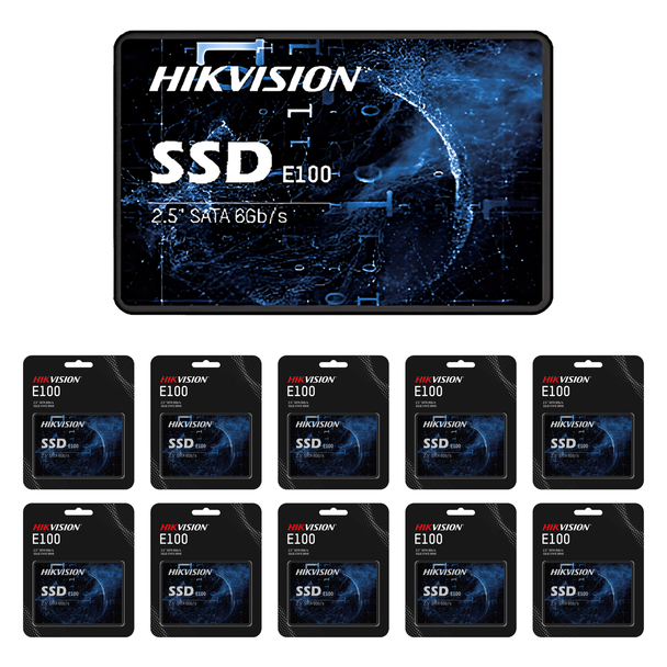 11-Pack HIKVISION E100 512GB 2.5" Internal Solid State Drive