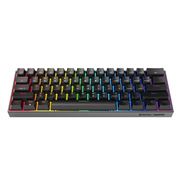 Fantech MK857 MAXFIT61 RGB Mechanical Gaming Keyboard, Black |  MK857