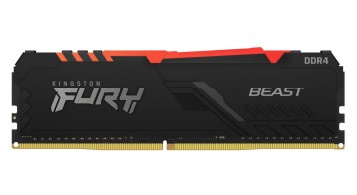 Kingston FURY 8GB DDR4-3200U C16 BEAST RGB | KF432C16BBA-8