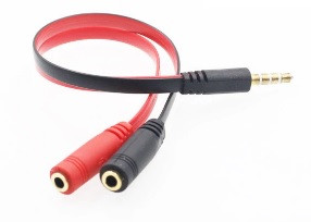 Audio Jack 2 in 1 Converter Adapter