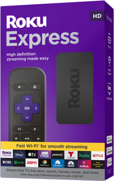 Roku Express (New, 2022) HD Streaming Device | 3960R