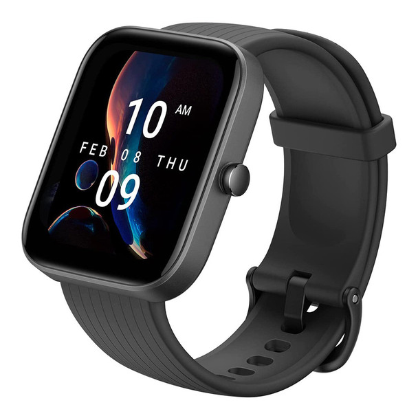 Amazfit BIP 3 Pro Smart Watch, Black | BIP 3 Pro