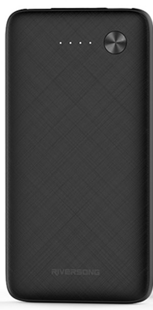 RiverSong Horizon 10 10000mAh Power Bank, Black | PB30