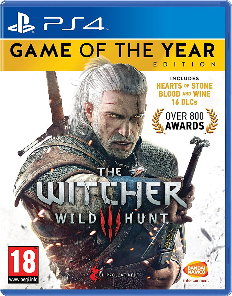 PS4 The Witcher 3 Game of the Year CD