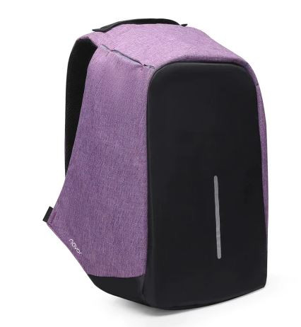 Anti Theft 15.6" Laptop Backpack - Purple