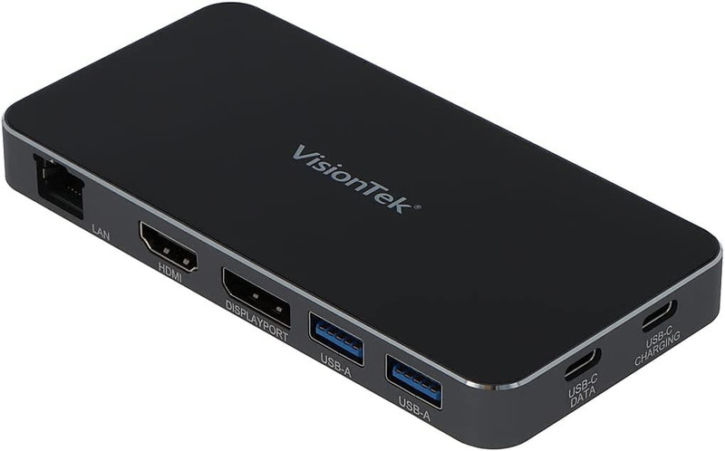 VisionTek VT400 Portable USB-C Docking Station with Power Passthrough | 78065586