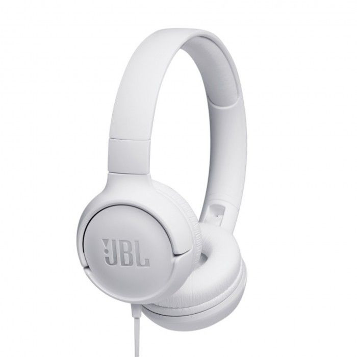 JBL TUNE 500 On-Ear Wired Headphone - White | Tune 500