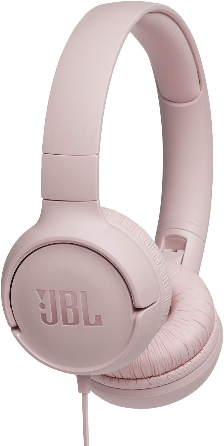 JBL TUNE 500 On-Ear Wired Headphone - Pink | Tune 500