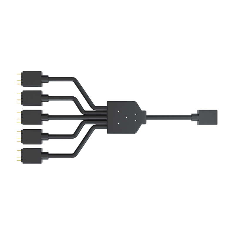 Cooler Master ARGB 1-To-5 Splitter 3-Pin LED Connector | MFX-AWHN-1NNN5-R1