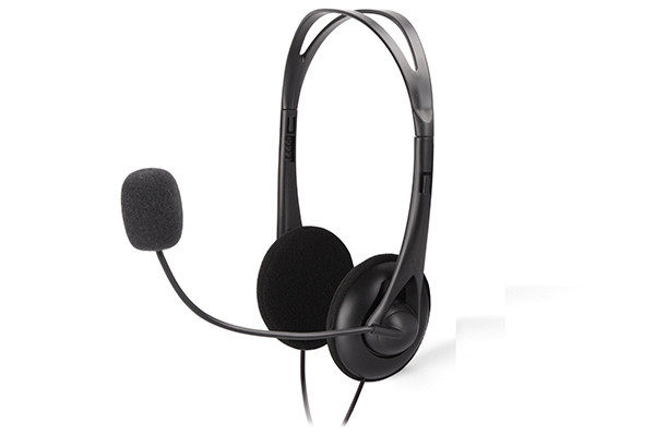 A4-Tech HS-6 Ichat Headset Two Jack Black | HS-6