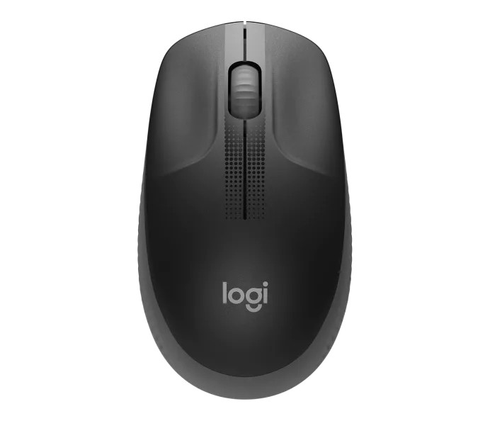 Logitech M190 Full-Size Wireless Mouse - Black | M190