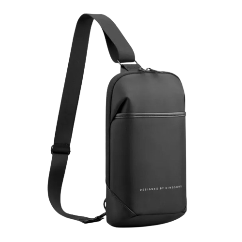 Kingsons Multifunctional Chest Bag Black | KS3211W