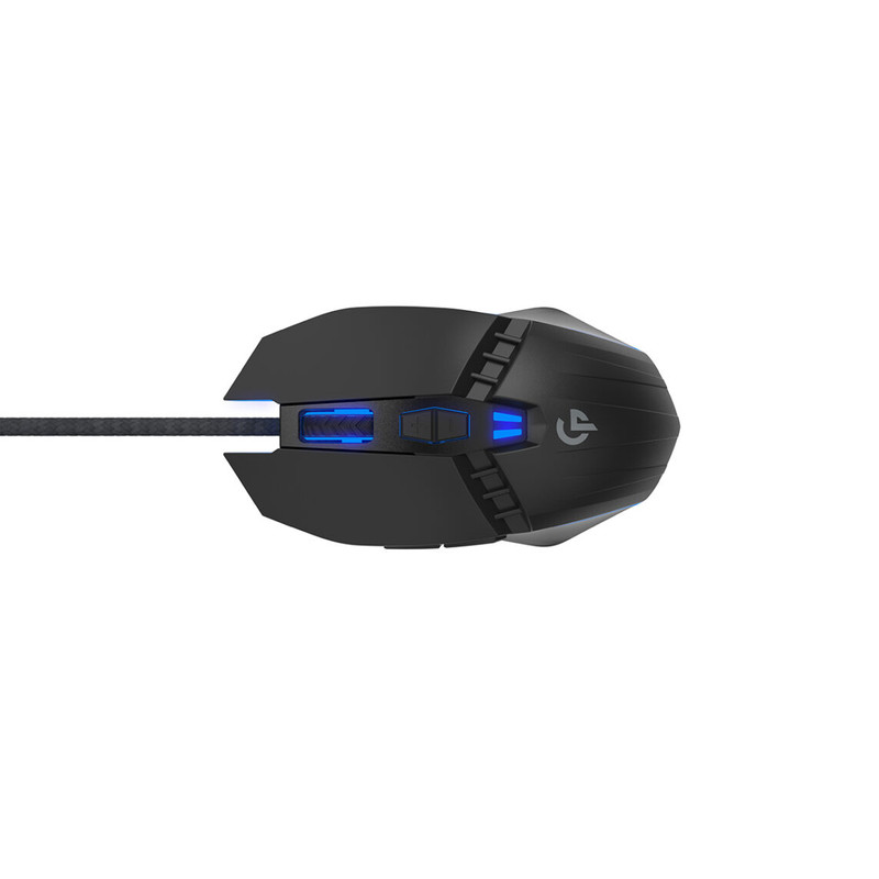 Porodo 7D Wired Gaming Mouse, Black | PDX314-BK