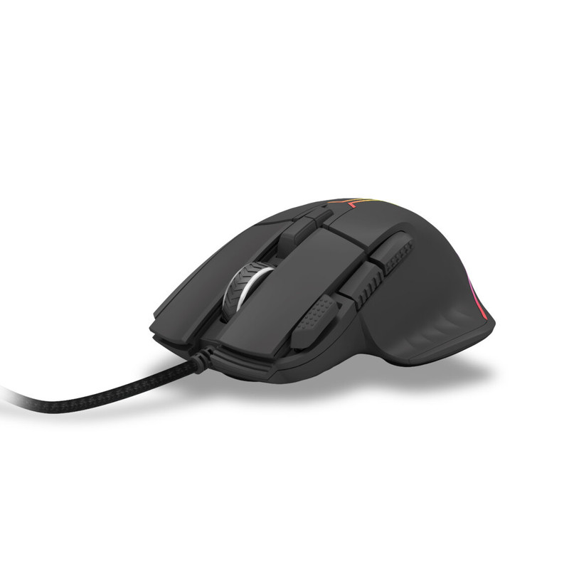 Porodo Gaming 8D Wired RGB Gaming Mouse, Black | PDX316-BK