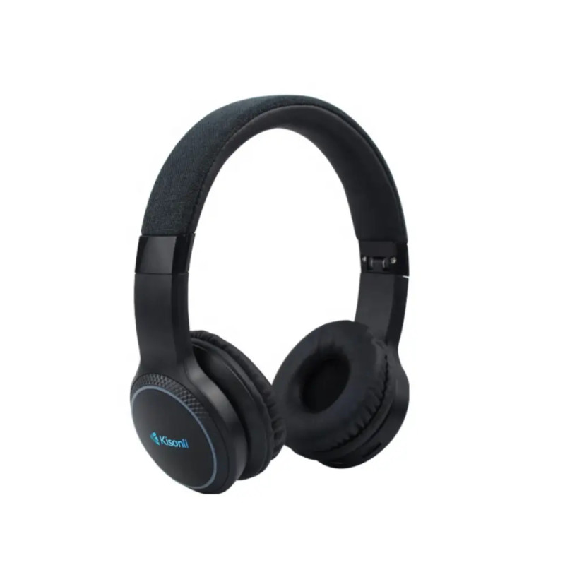 Kisonli Headset RGB Bluetooth A6 - Black | A6
