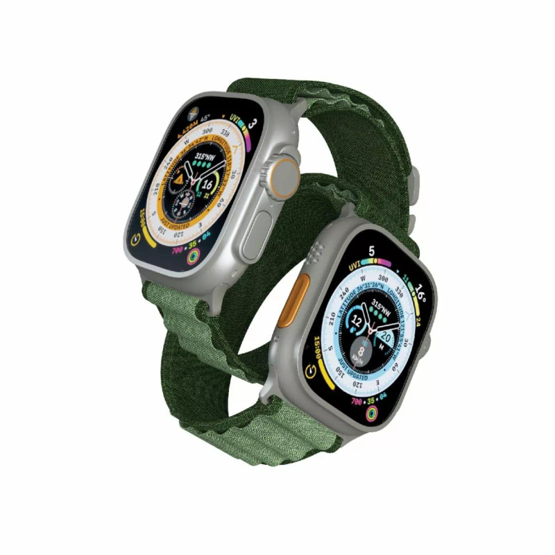 Porodo Smart Watch Ultra Titanium 1.86 Inches Wide Screen, Green|PD-SWULTI-GN