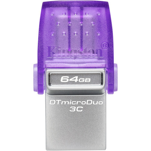 Kingston Digital 64GB Data Traveler Micro Duo USB 3C | DTDUO3CG3/64GB
