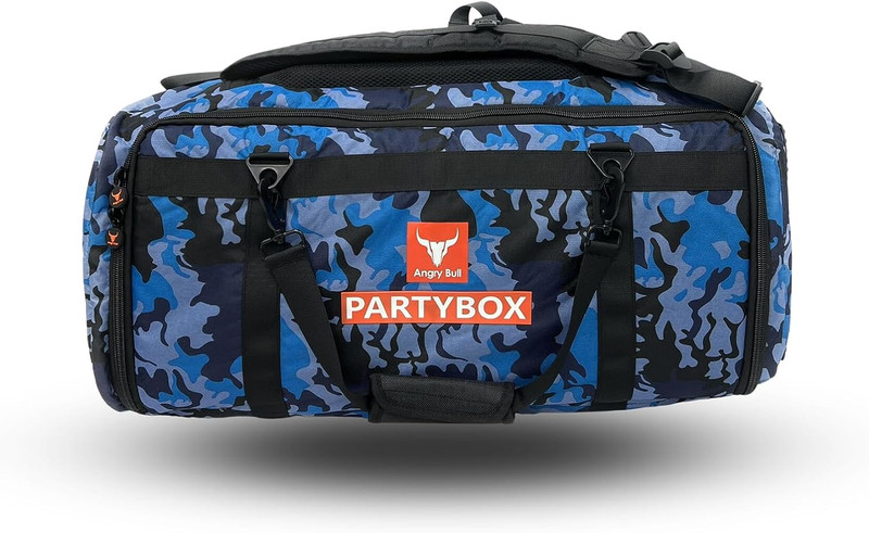 Angry Bull Travel Case For JBL Partybox 310 Bag - Camo Blue