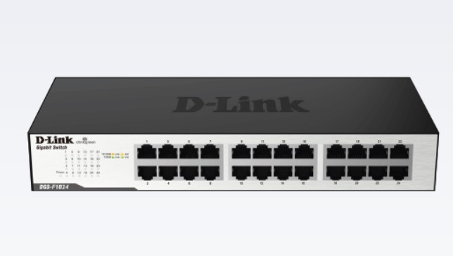 D-Link 24 Port 10/100/1000 Mbps Unmanaged Switch |DGS-F1024