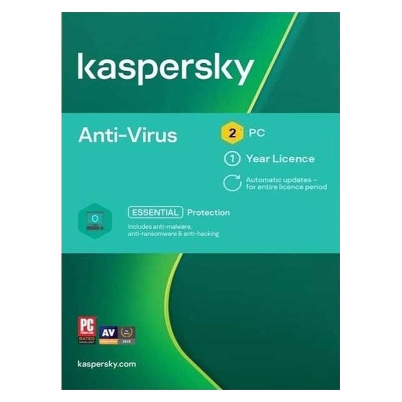 Kaspersky Antivirus 2 Users | KL1171IBBFS-20