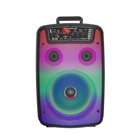 KAKU KSC-688 — 8" Wireless Party Speaker with LED Lights | Bluetooth 5.0, FM Radio, Mic & Remote