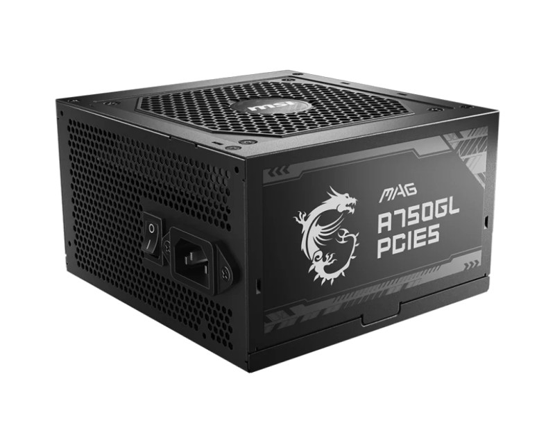 MSI Mag A750gl 750w 80 Plus Pcie 5.0 Gold Full Modular Psu|306-7ZP8B11-CE0