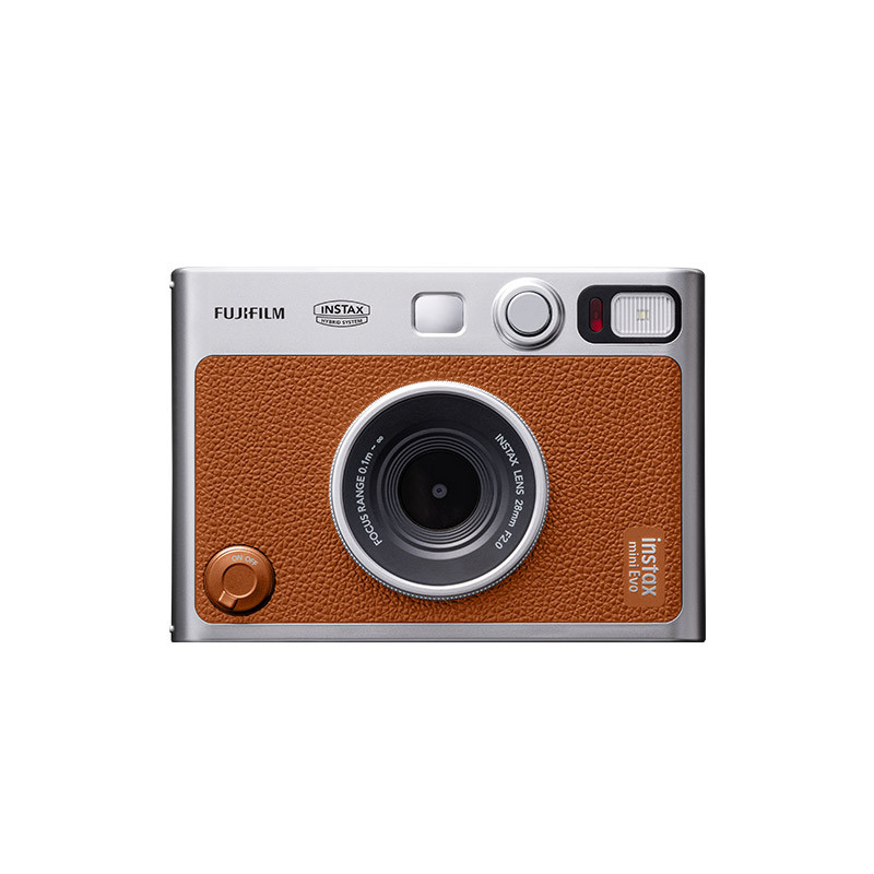 Fujifilm Instax Mini Evo Camera, Brown| FUJLSMINIEVOBRN-C