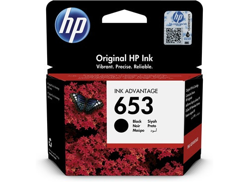 HP 653 Original Ink Cartridge - Black | 3YM75AE