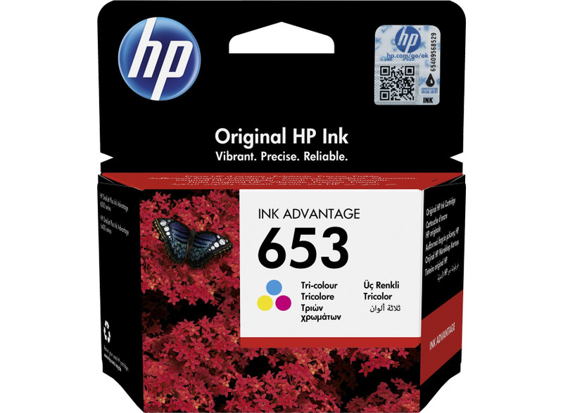 HP 653 Original Ink Cartridge - Tri-Color | 3YM74AE