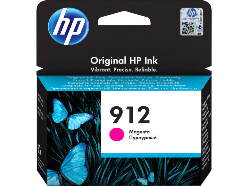 HP 912 Original Ink Cartridge, Magenta| 3YL78AE