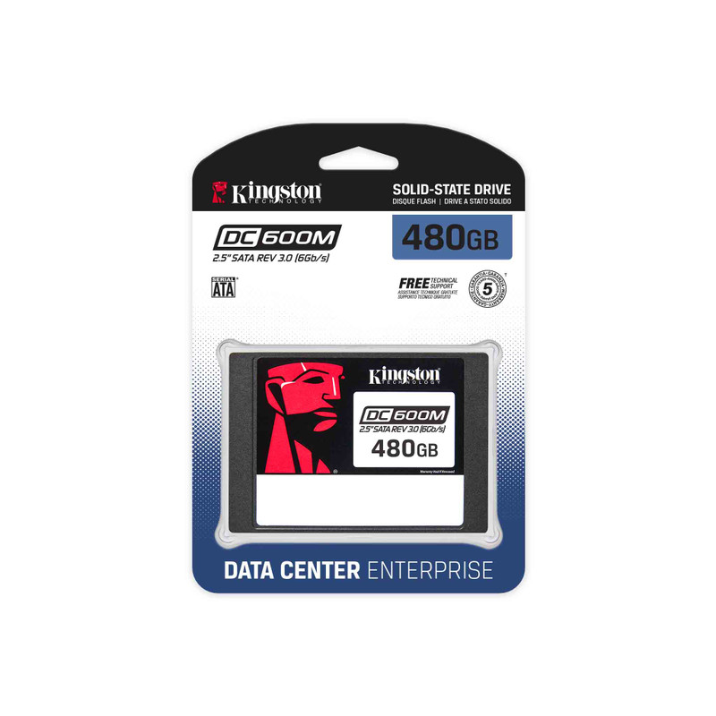 Kingston Dc600 480GB SSD 2.5 Enterprise Sata | SEDC600M/ 480G
