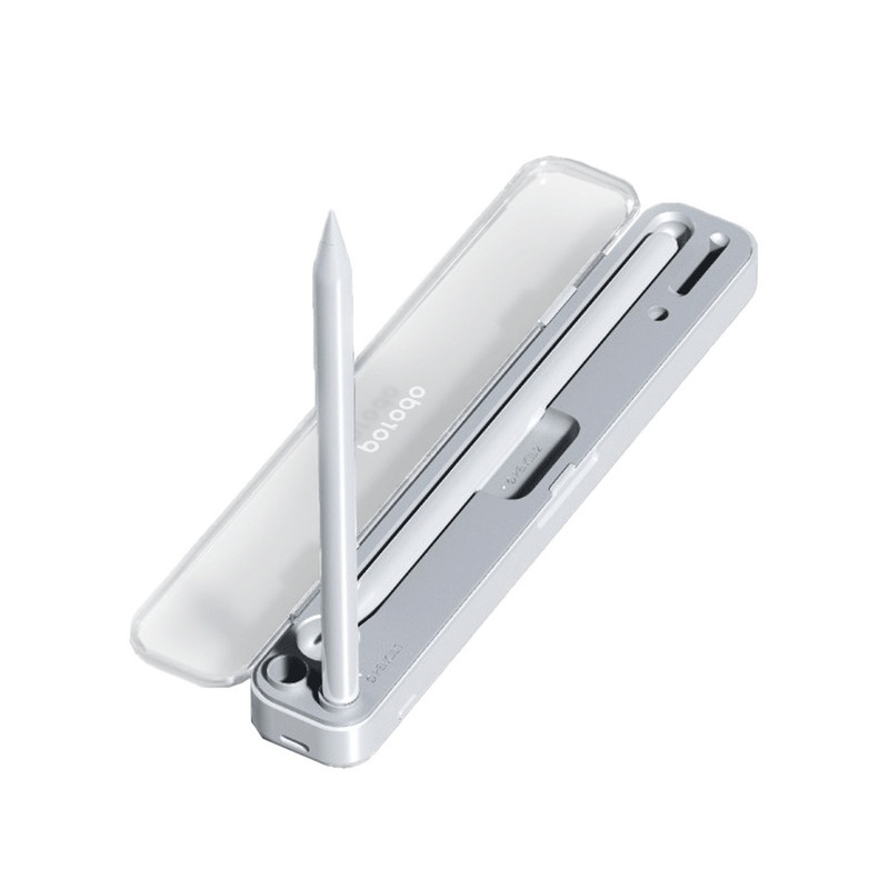 Porodo Wireless Charging & Storage For Pencil 1 & 2 Case, White | PD-CAPEN-WH