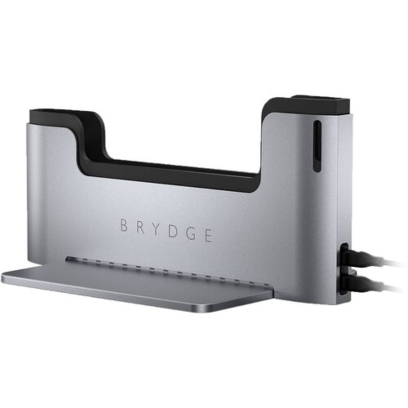 Brydge Space-Saving Laptop Stand - Vertical Docking Station - Compatible with 13-inch MacBook Air (2021-2018) | BRY13MBA