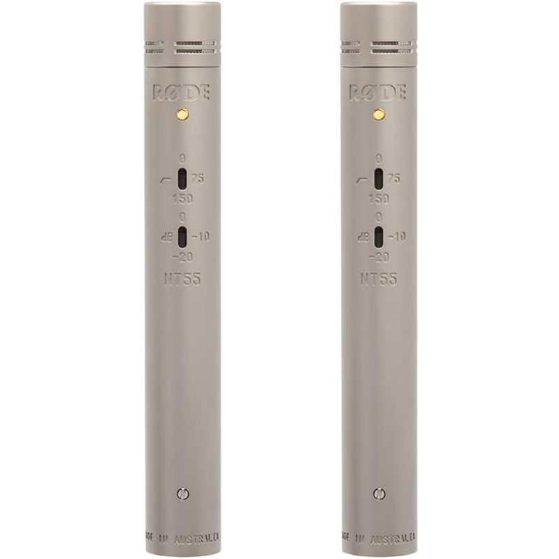 Rode NT55MP Pair of Acoustically Matched NT55 1/2" Cardioid Condenser Microphones | NT55MP