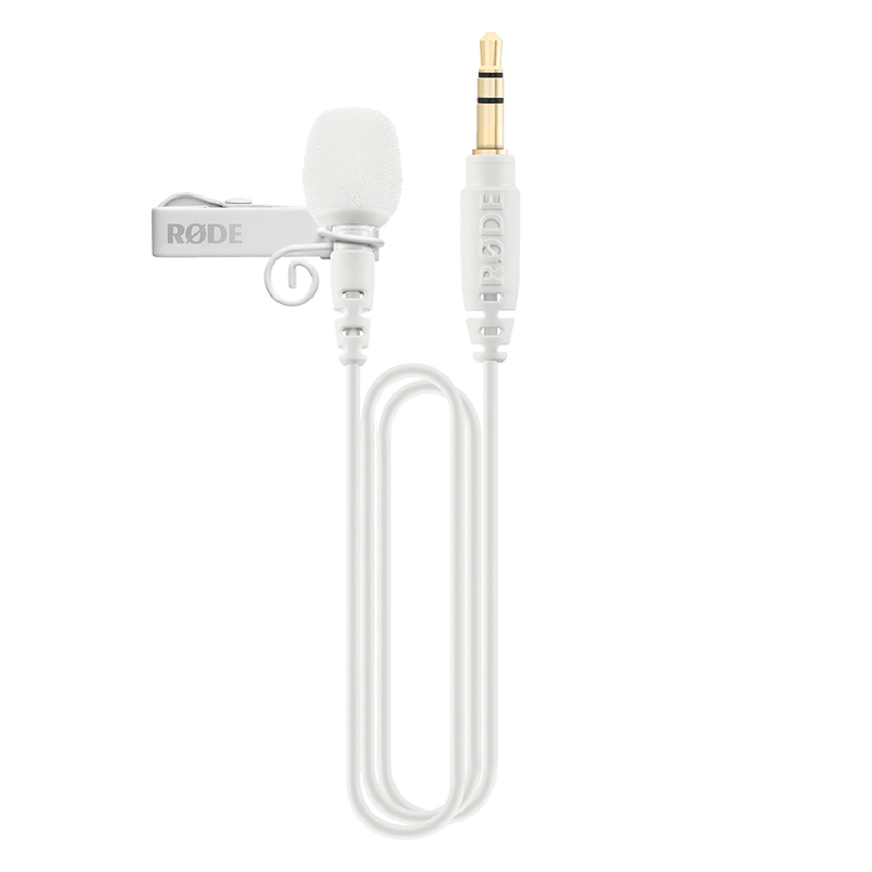 Rode Lavalier GO Professional Lavalier Microphone - White | LAVGOW