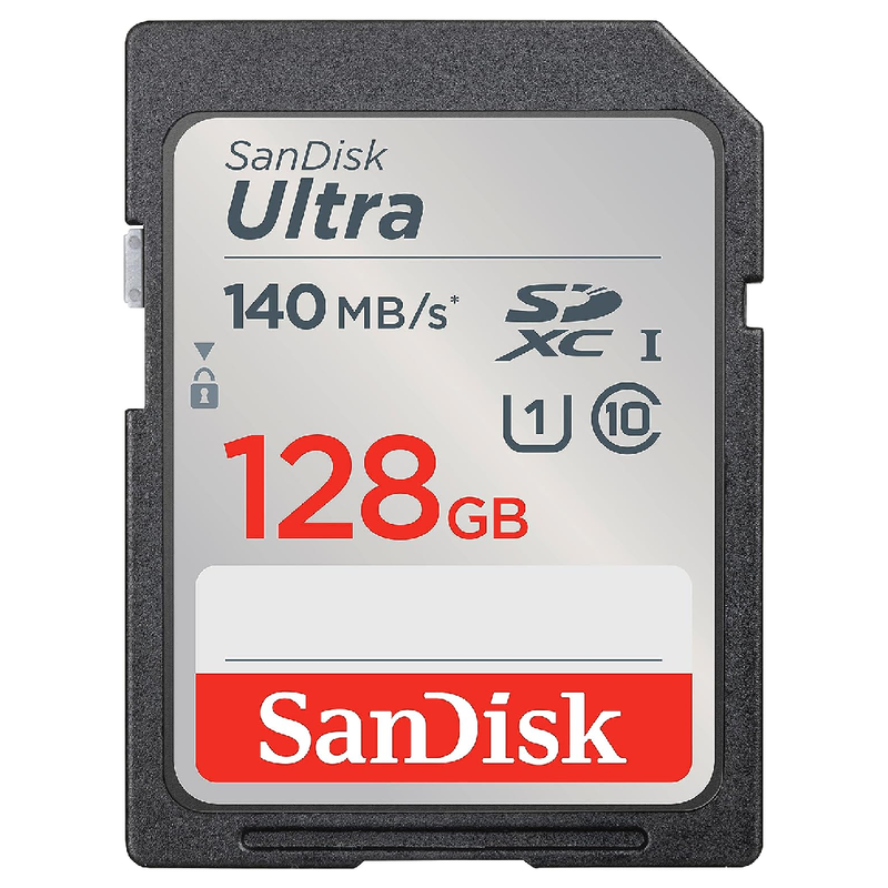 SanDisk Ultra SDXC UHS-I Card 128GB – 140MB/s | SDSDUNB-128G-GN6IN
