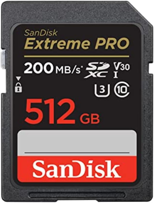SanDisk 512GB Extreme Pro SDXC UHS-I 200MB/S | SDSDXXD-512G-GN4IN