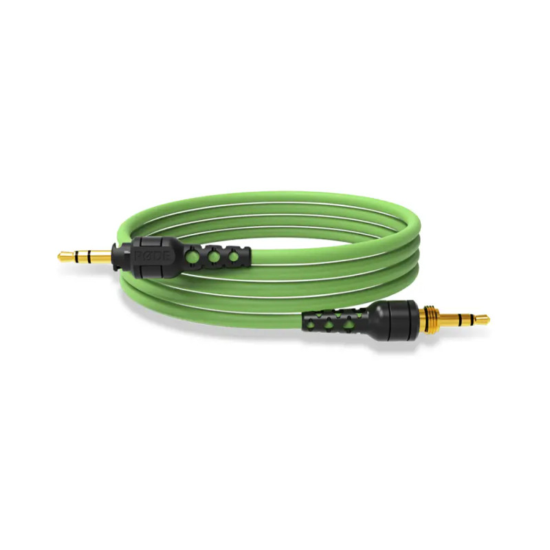 RODE 1.2m Headphone Cable For Use with the RØDE NTH-100 Headphones,Green | NTH-CABLE12G