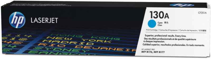 HP 130A Cyan Original LaserJet Toner Cartridge | CF351A