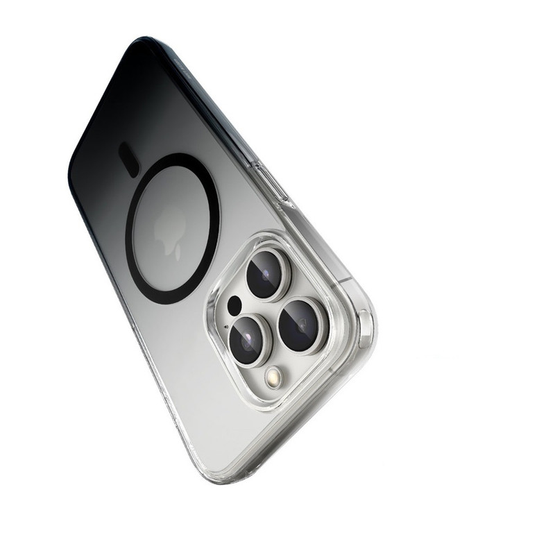 Green Lion Gradient Magsafe Case for iPhone 15 Pro Max - Black | GNGRDMAG15PMBK