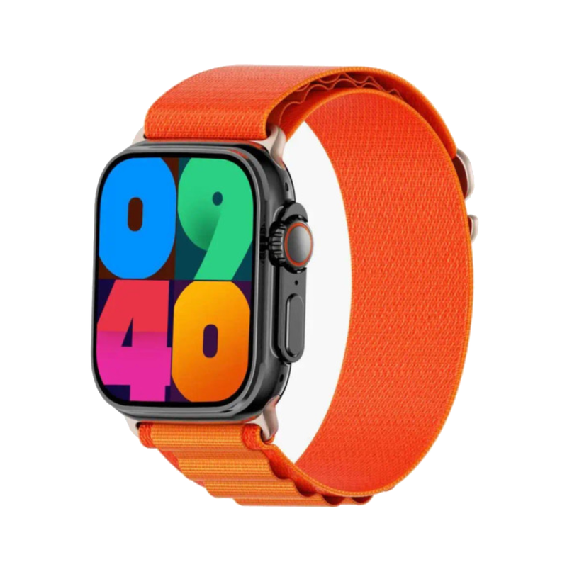 Green Lion Ultra Mini Smart Watch - Black/Orange(Strap) | GNSWULMBKOG