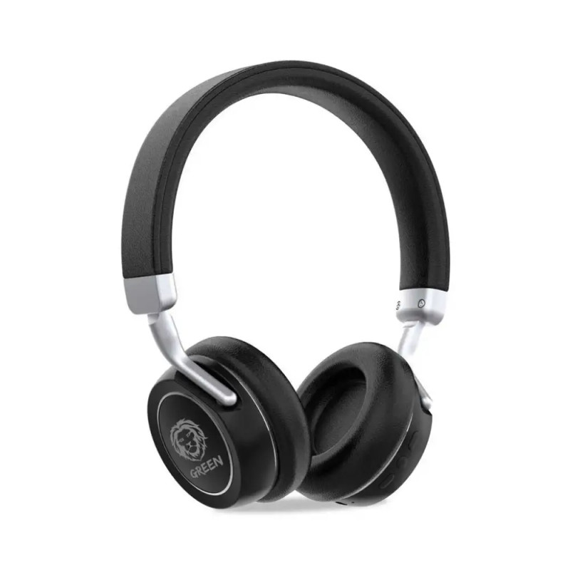 Green Lion Oslo Series Wireless On-Ear Headphones - Black | GNHDPHTX02