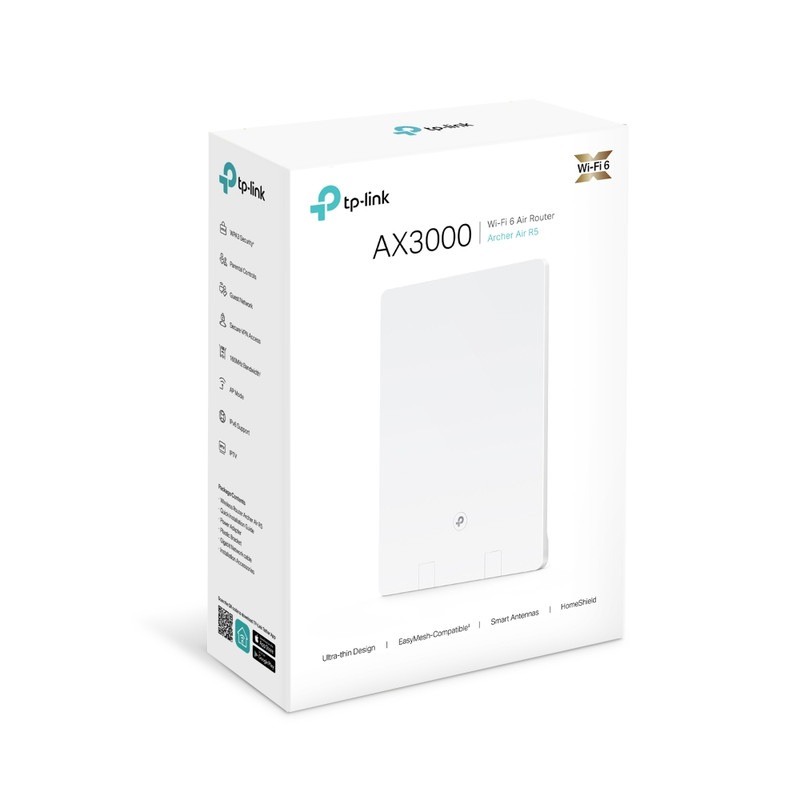 TP-Link Archer Air R5 AX3000 Dual-Band Wi-Fi 6 Air Router | Archer Air R5